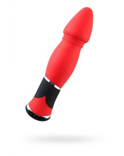 АНАЛЬНЫЙ ВИБРАТОР BLACK & RED BY TOYFA, СИЛИКОН, КРАСНЫЙ, 17,5 СМ 901335-9-foto2