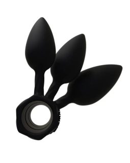 НАБОР АНАЛЬНЫХ ПЛАГОВ BATHMATE ANAL TRAINING PLUGS, СИЛИКОН, ЧЁРНЫЙ BM-V-AP-foto5