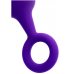 Анальная втулка Штучки-дрючки, водонепроницаемая, силикон, фиолетовая, 11,5 см, Ø 3,3 см 690025