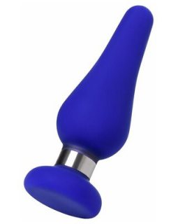 Анальная втулка ToDo by Toyfa Сlassic, размер L, силикон, синяя, 13 см, Ø 4,6 см 357011-foto3