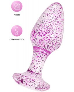 Анальная втулка TOYFA, акрил, фиолетовый, 8 см, Ø 2,8 см881305-4-foto5