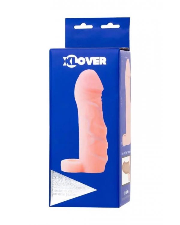 Насадка ToyFa XLover Increase+ для увеличения размера, с кольцом, TPR, телесный, 16 см 748002