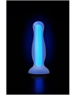 Анальная втулка светящаяся в темноте Beyond by Toyfa Namor Glow, силикон, прозрачный, 12,5 см873007-foto2