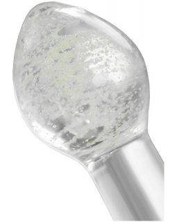 Анальная втулка Sexus Glass светящаяся в темноте, стекло, прозрачная, 6,5 см 912307-foto4