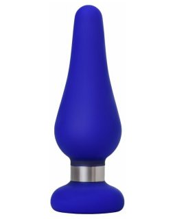 Анальная втулка ToDo by Toyfa Сlassic, размер M, силикон, синий, 11,5 см, Ø 3,7 см 357010-foto3