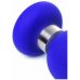 Анальная втулка ToDo by Toyfa Сlassic, размер M, силикон, синий, 11,5 см, Ø 3,7 см 357010