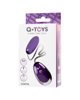 Виброяйцо TOYFA A-Toys Costa, силикон, фиолетовый, 6,5 см764010