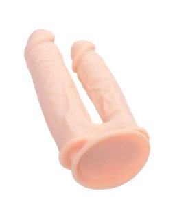 Фаллоимитатор для двойного проникновения RealStick Silicone Armie H, сайлекспан, 19 см 9420014-foto3