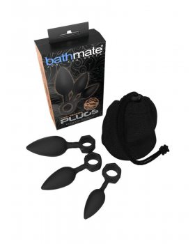 НАБОР АНАЛЬНЫХ ПЛАГОВ BATHMATE ANAL TRAINING PLUGS, СИЛИКОН, ЧЁРНЫЙ BM-V-AP