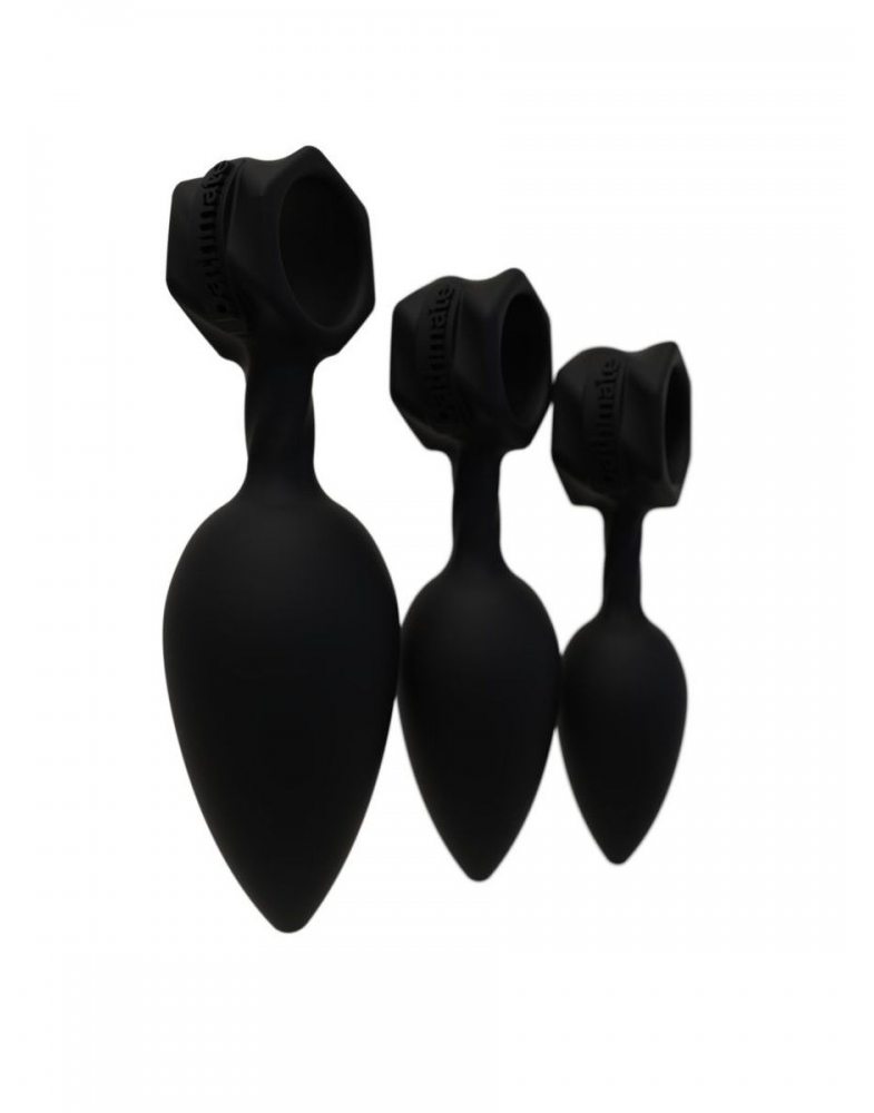 НАБОР АНАЛЬНЫХ ПЛАГОВ BATHMATE ANAL TRAINING PLUGS, СИЛИКОН, ЧЁРНЫЙ BM-V-AP-foto3