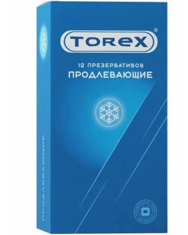 Презервативы TOREX продлевающие №12  (цена за 1 шт)  5336