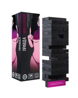 Падающая башня Правда/наказание с фантами, 54 бруска, арт 7303461-foto4