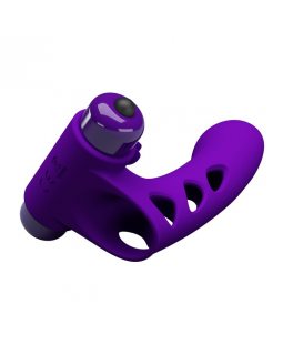 Вибронасадка на палец Orlando фиолетовая BI-014836-1-foto5