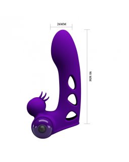 Вибронасадка на палец Orlando фиолетовая BI-014836-1-foto2