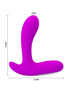 Вибромассажер простаты Pretty Love фиолетовый BI-040029-1-foto4