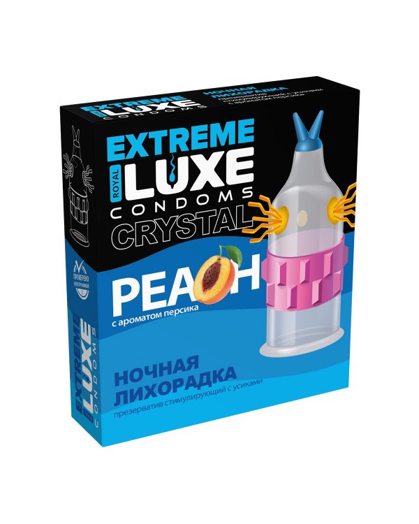 Презервативы LUXE Extreme Ночная лихорадка (персик) 1 шт 09276