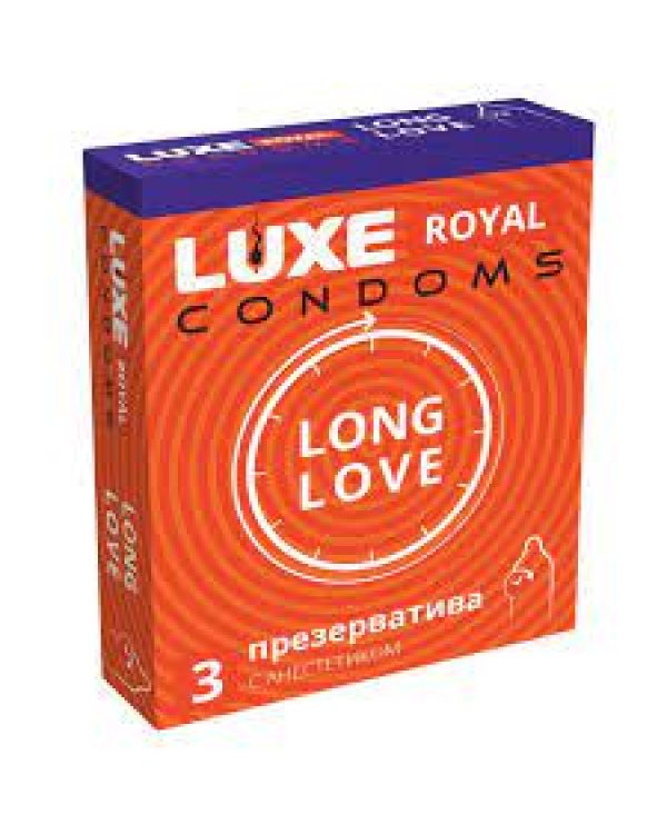 Презервативы Luxe Royal №3 Long love , цена за упак  08835