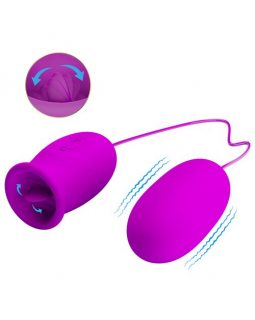 Виброяйцо с клиторальным стимулятором Daisy Pretty love BI-014749-foto6