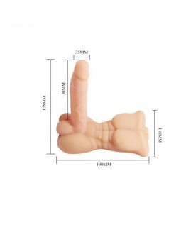 Мужской полуторс фаллос с вибрацией BW-008083-foto3