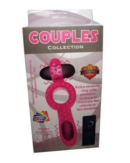 Couples - кольцо для стимуляции клитора с 2-я виброяйцами BI-014054