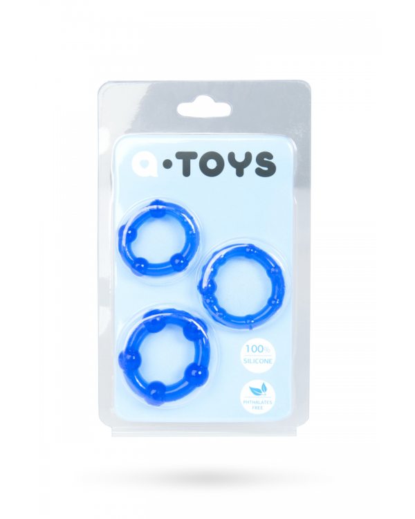 Набор колец A-toys, синие.769004-6