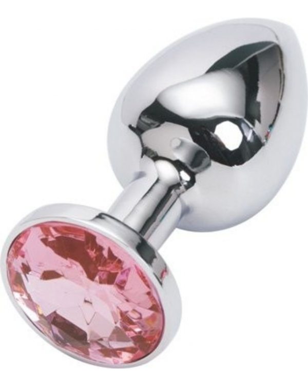 Анальная пробка Silver plug диаметр 2,8 см