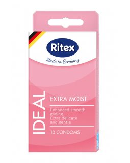 ПРЕЗЕРВАТИВЫ "RITEX IDEAL № 10" (ЭКСТРА МЯГКИЕ С ДОП. СМАЗКОЙ), 10 штук, цена за 1 шт