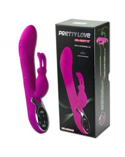 Вибратор с клиторальным зайчиком Pretty Love smart  BI-014107-2