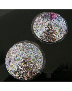 Украшения на соски круглые серебро NC082-foto2