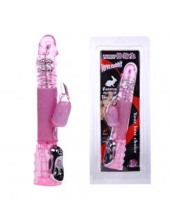Вибратор Verve rabbit с клиторальной стимуляцией и ротацией BW-020535R