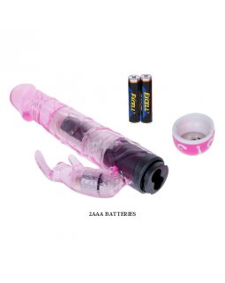 Вибратор гелевый с клиторальным стимулятором BW-061009-foto5