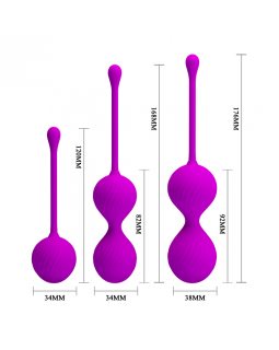 Набор вагинальных шариков со смещенным центром тяжести BI-014505-foto5