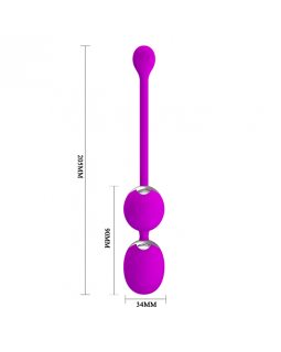 Шарики вагинальные с вибрацией без смещенного центра тяжести BI-014548-foto5