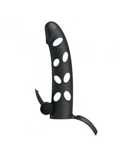 Силиконовая насадка Pretty Love с клиторальным стимулятором BI-026215 Арт-8026-foto3