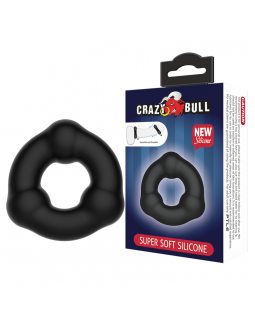 Силиконовое эрекционное кольцо Crazy Ball BI-210183
