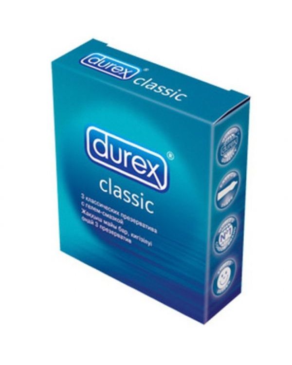 Durex №3 classic (цена за упак)