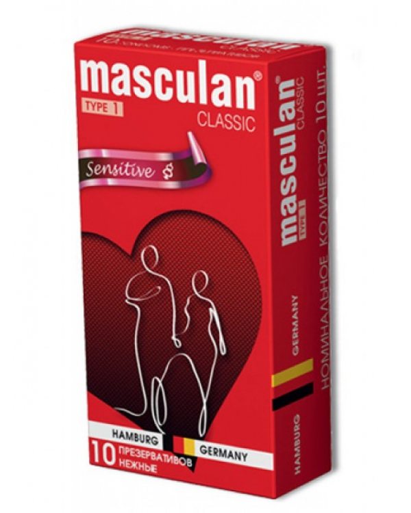 Masculan Classic 1 № 10 шт.нежные, цена за 1 шт