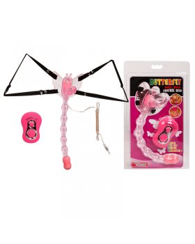 Клиторальная бабочка с анальной вибро-цепочкой 035011