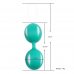 Вагинальные шарики силикон диам 3,8 см ER-50010