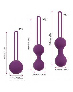 Комплект вагинальных шариков ER-50013-foto2