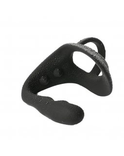 Анальный фаллоимитатор с двойным эрекционным кольцом 17013-foto2