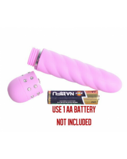 Мини-вибратор со стразами 117мм*25мм ER-10015-foto3