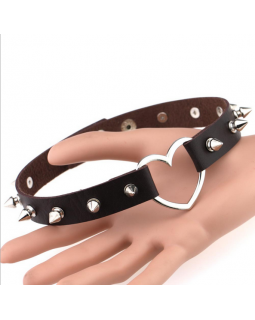 Ошейник с шипами цвета в ассортименте-foto5