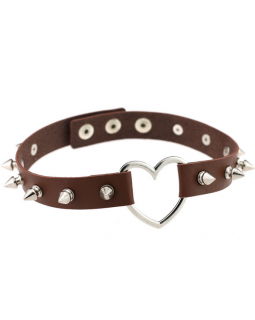 Ошейник с шипами цвета в ассортименте-foto3