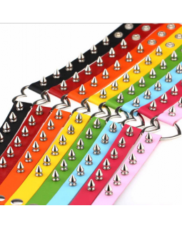 Ошейник с шипами цвета в ассортименте-foto2