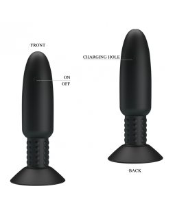 Анальная втулка с эффектом римминга пульт д/у BI-040073W-foto3