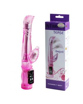 Вибратор для точки G с клиторальным стимулятором BW-037001A