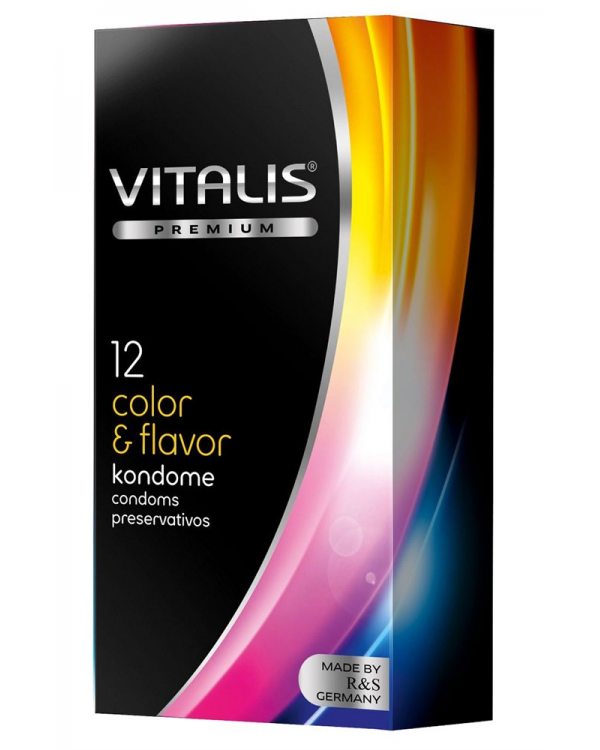 VITALIS PREMIUM №12 color & flavor - цветные/ароматизированные цена за 1 шт, 216