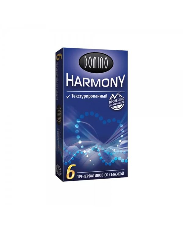 Презервативы Domino Harmony текстурированные 6 шт, цена за уп
