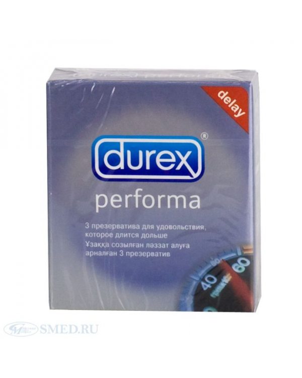 Durex 3 performa (для продления удовольствия)